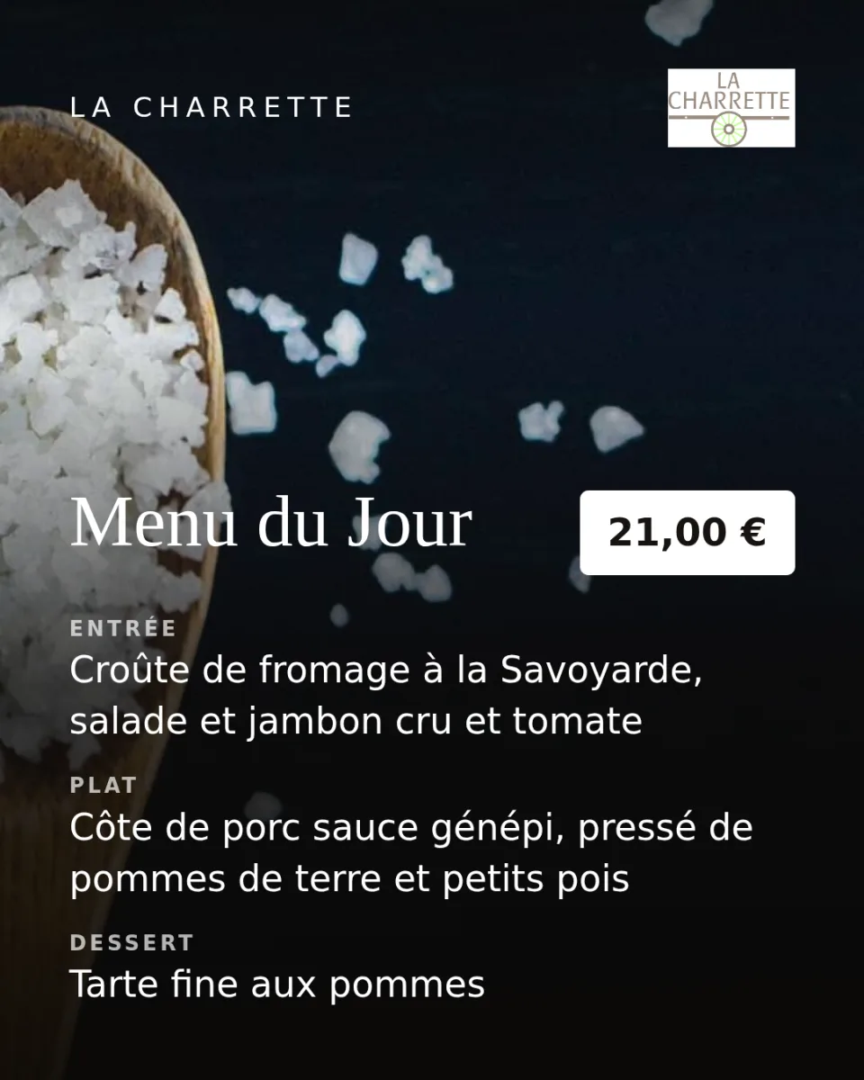 Menu du Jour